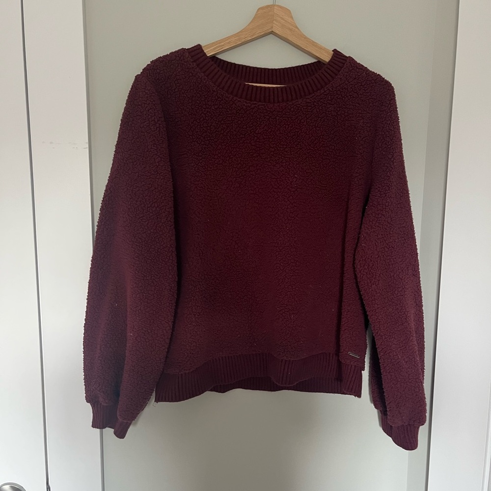 Abercrombie & Fitch Sherpa Crew Neck Sweater
